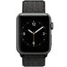 Curea iUni compatibila cu Apple Watch 1/2/3/4/5/6/7, 38mm, Nylon Sport, Woven Strap, Dark Black